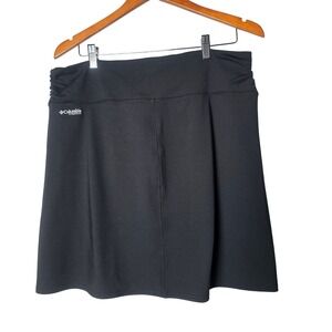 Columbia Titanium Black Omni Shade Skirt‎ Women's Size L Skirt Gorpcore Hiking